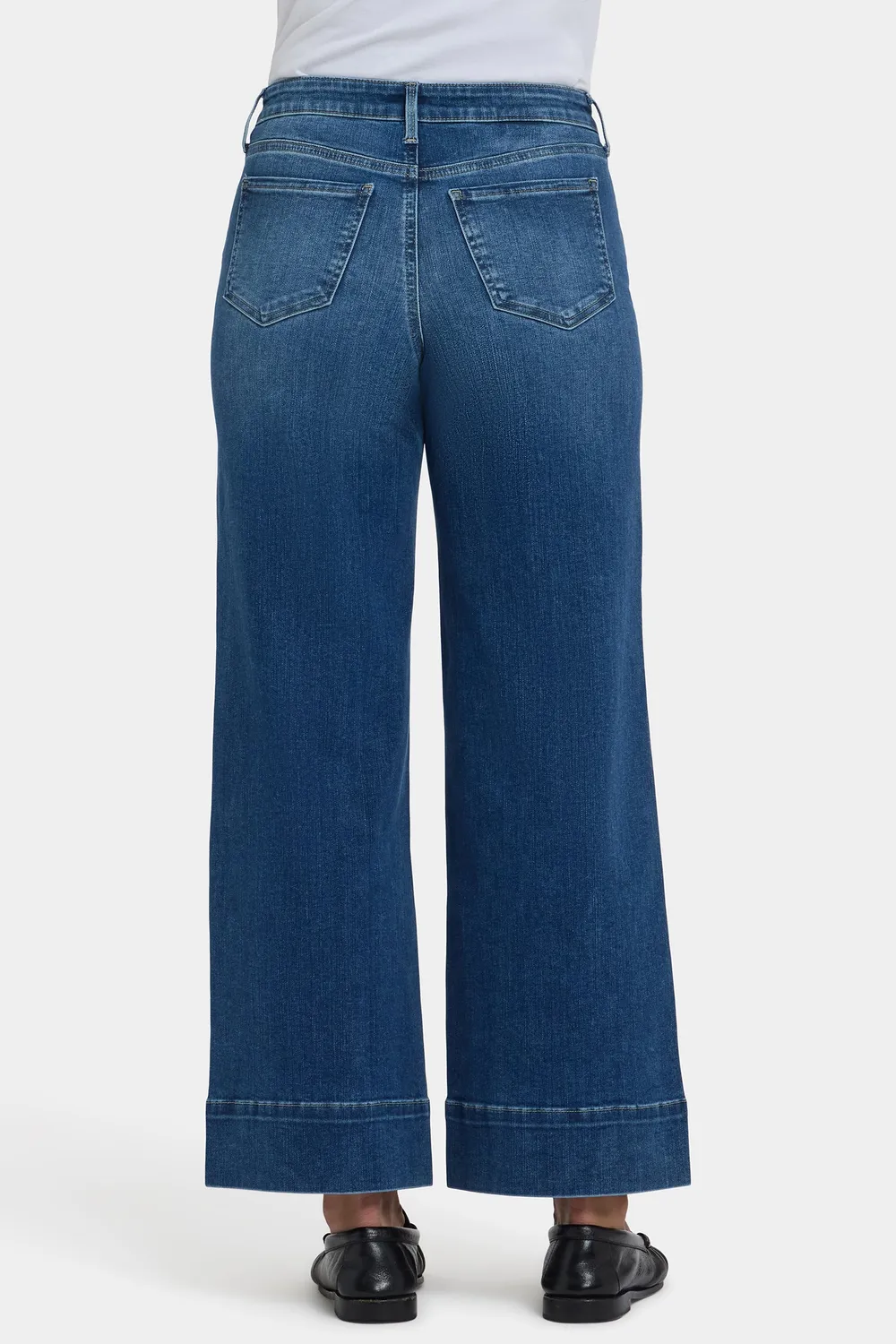NYDJ Teresa Wide Leg Ankle Jeans Opera Blue
