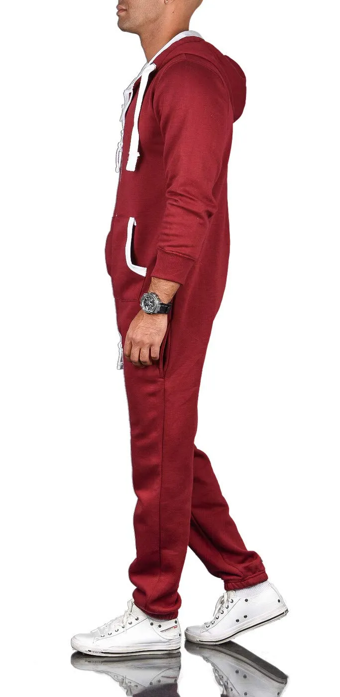 Alessandro Salvarini AS-039 Jumpsuit Overall Jogginganzug Stretch