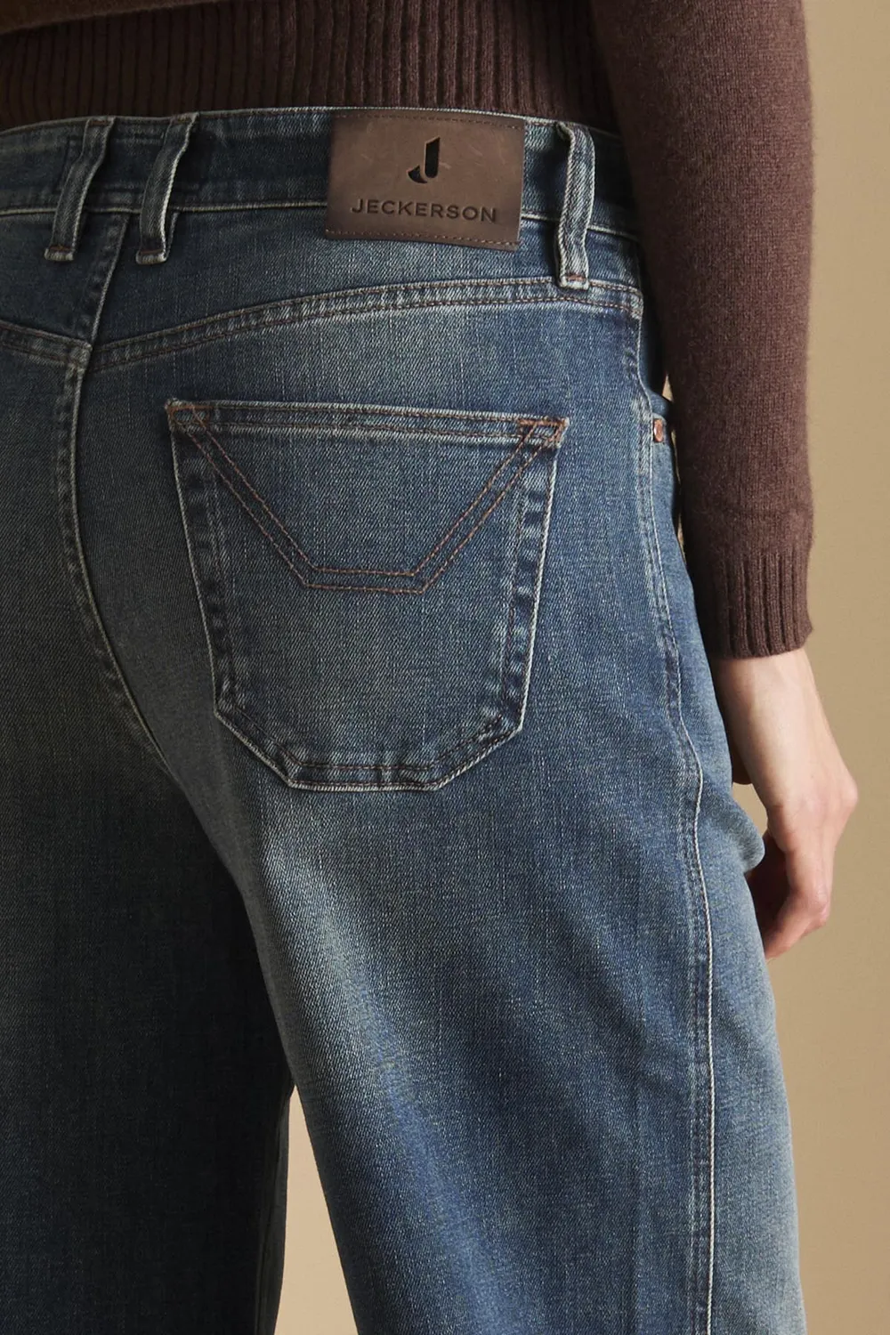 Jeckerson Jacky Jeans Palazzo Fit dunkelblau Damen