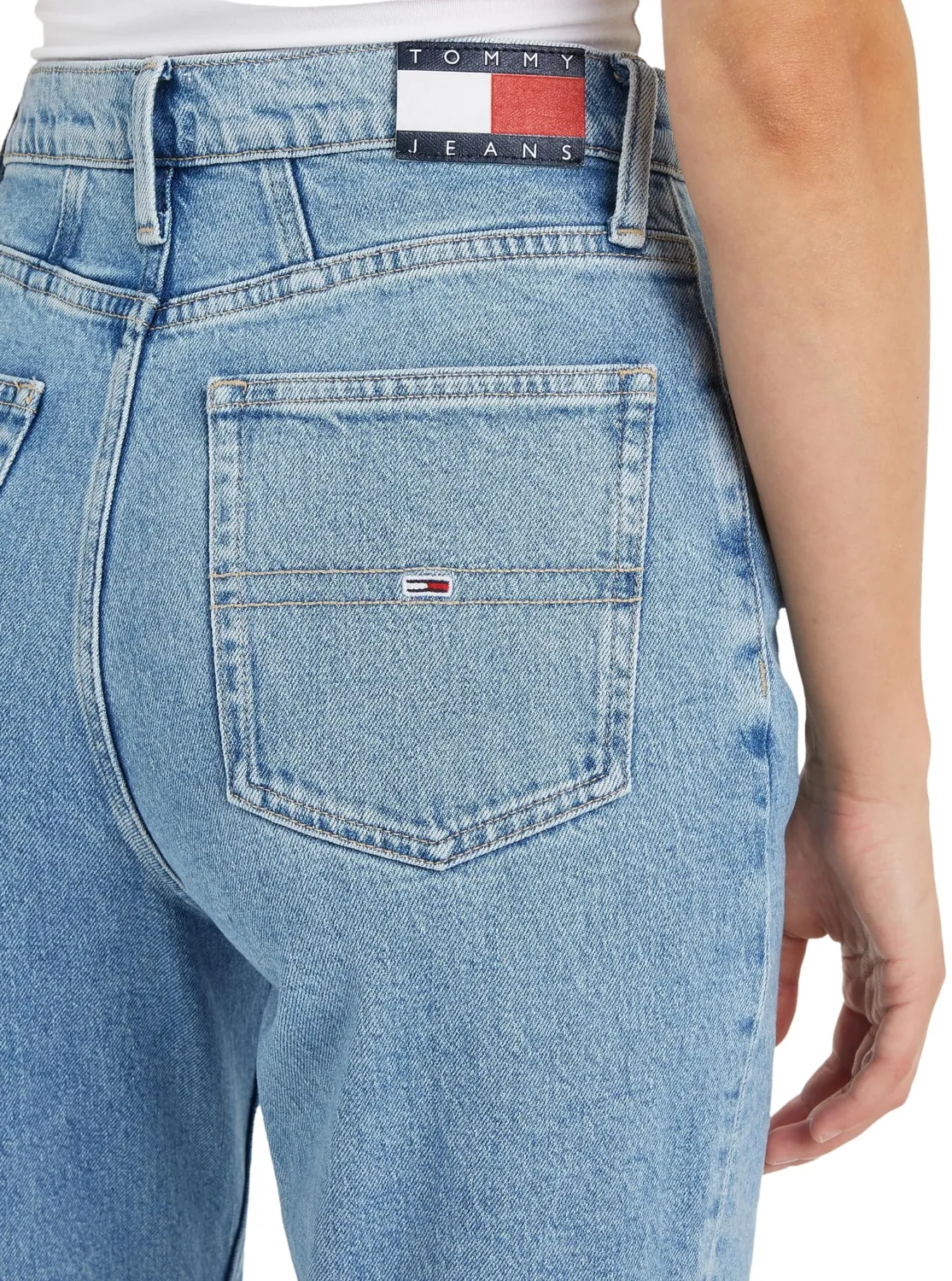 Tommy Jeans Mom Fit Damen Jeans 32W/30L High Waist