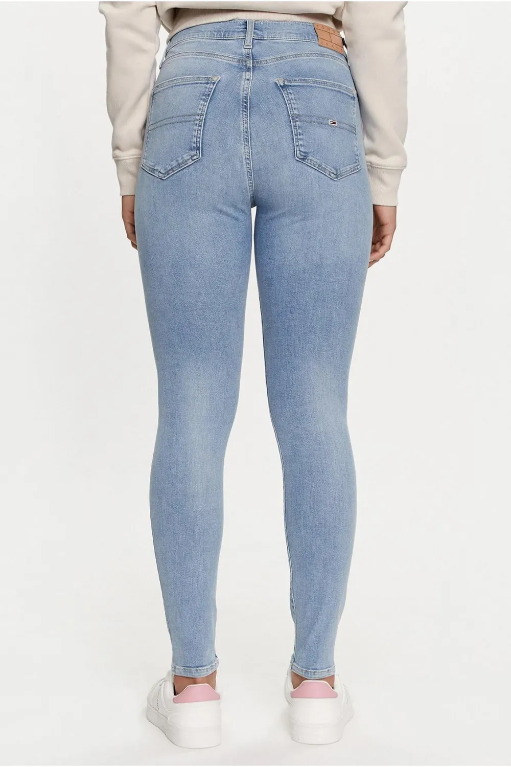 Tommy Jeans Sylvia Damen Jeans Skinny Blau 34W/34L High-Waist