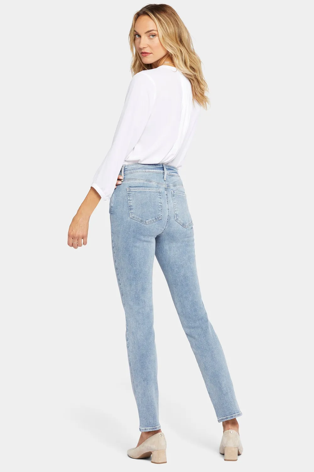 NYDJ Sheri Slim Jeans Langgröße Haley Hell