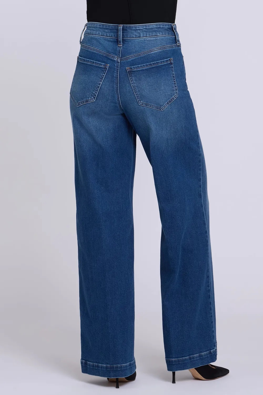 NYDJ Teresa Wide Leg Jeans Blaze Lift Tuck