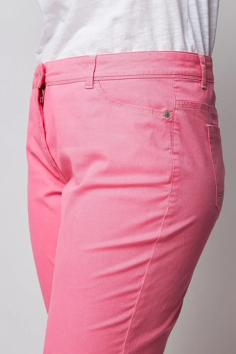 Wille Damenjeans Rosa Leicht Stretch für jeden Tag