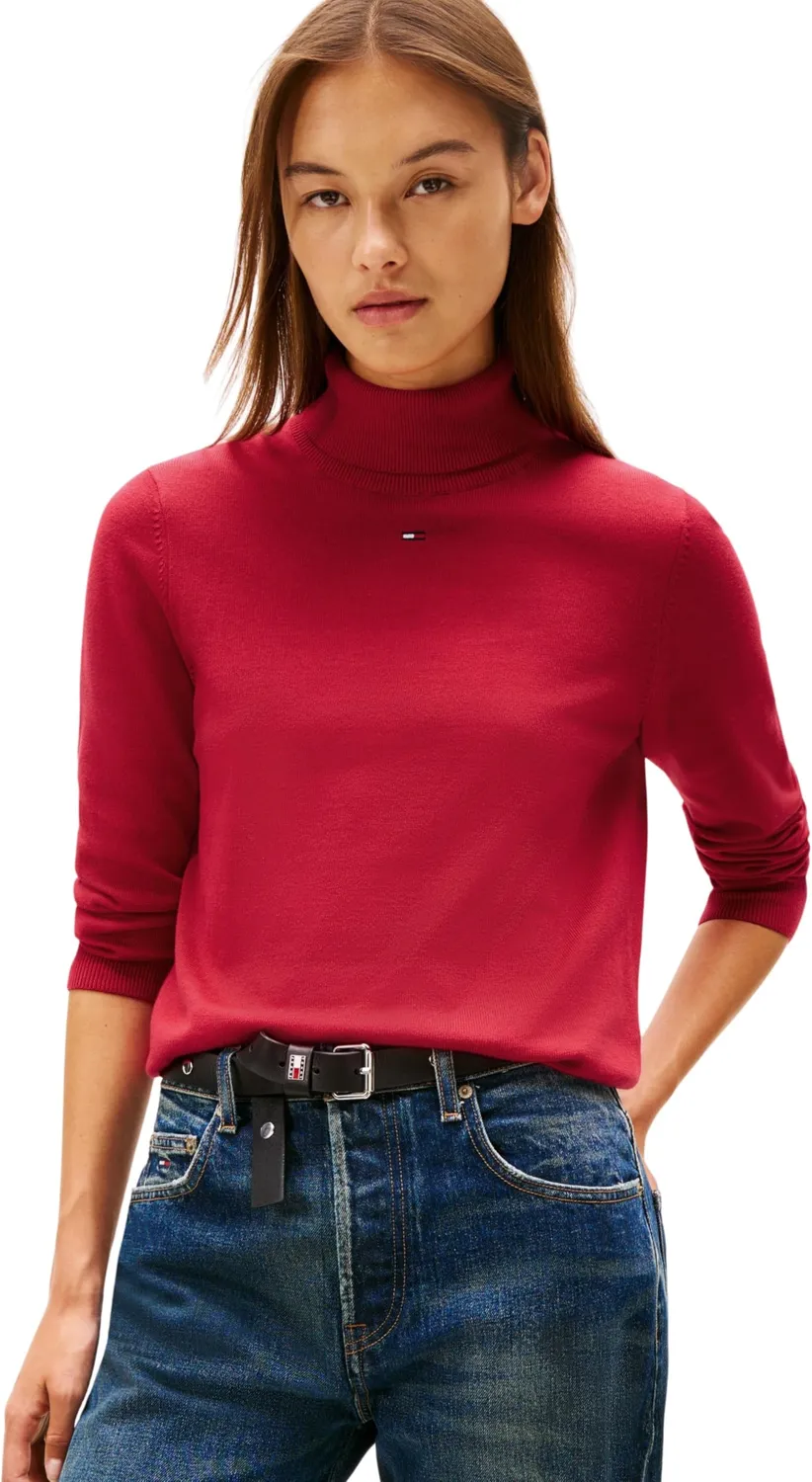 Tommy Jeans Essential Pullover Damen mit Rollkragen