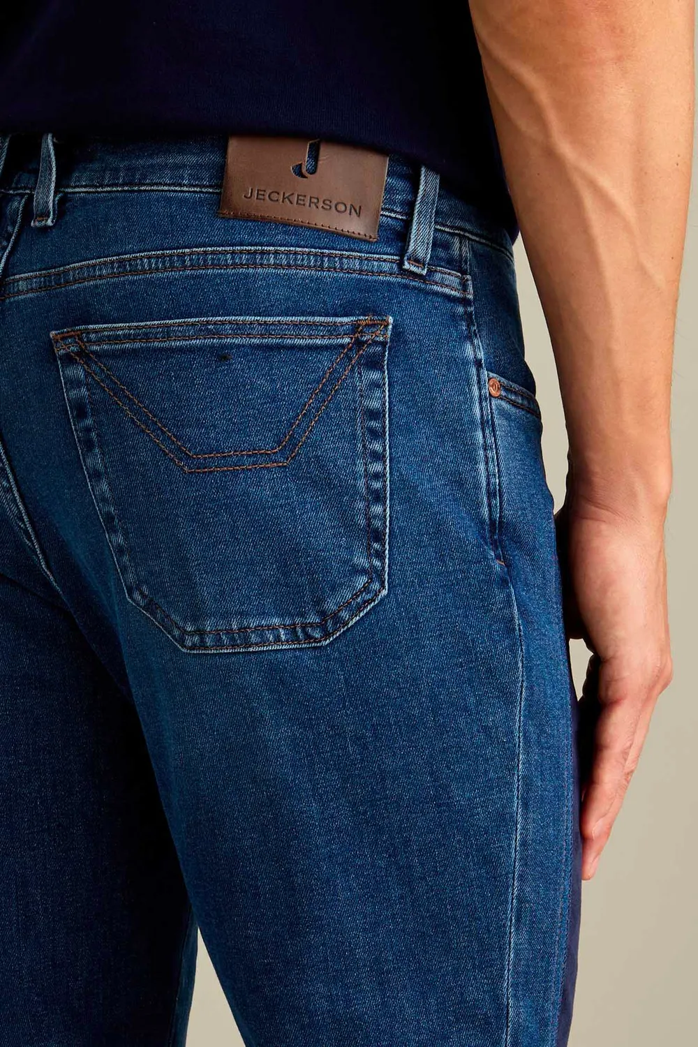 Jeckerson John Slim Fit Jeans Blau Alcantara Dunkelblau