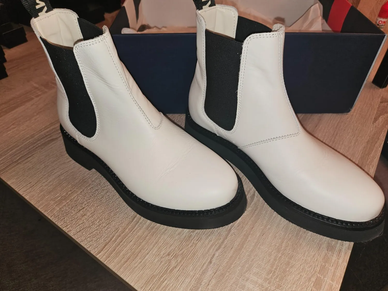 Tommy Jeans TJW Chelsea Flat Boot Stiefel Schwarz