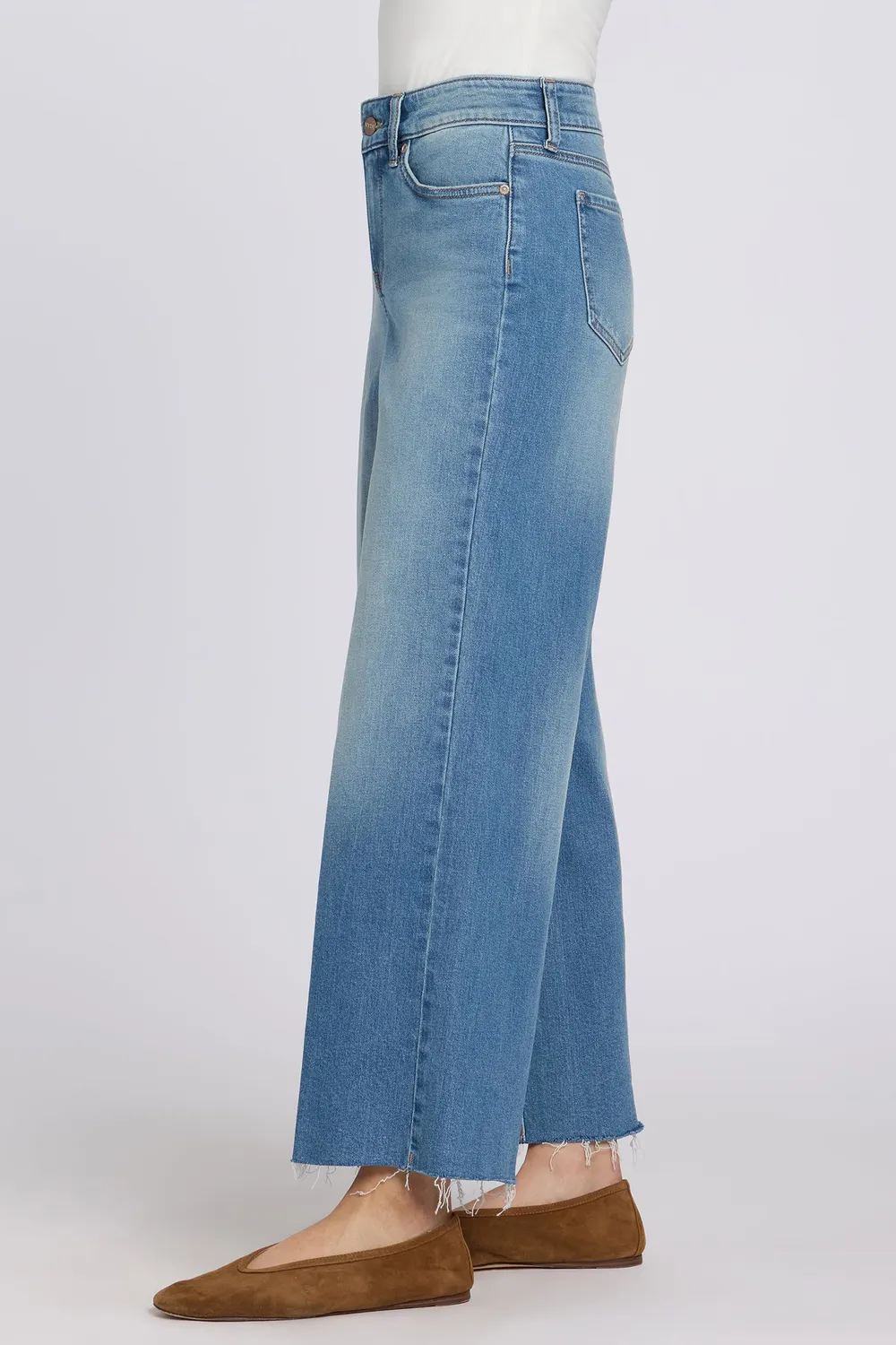 NYDJ Teresa Wide Leg Ankle Jeans Port Sea Weit