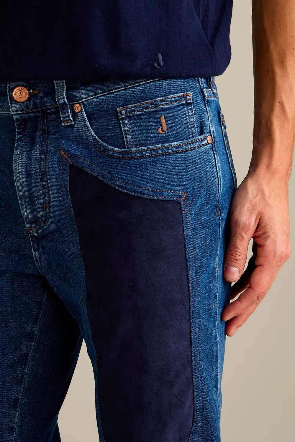 Jeckerson John Slim Fit Jeans Blau Alcantara Dunkelblau