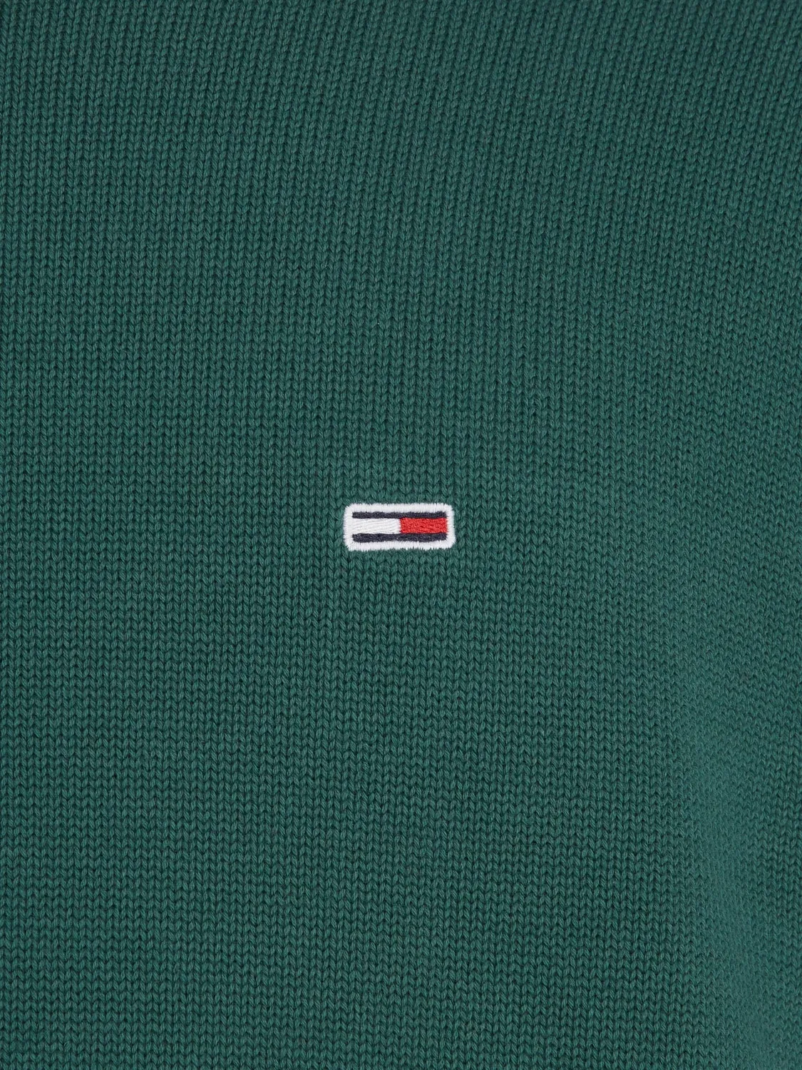 Tommy Jeans Pullover Rundhals Court Green Grün