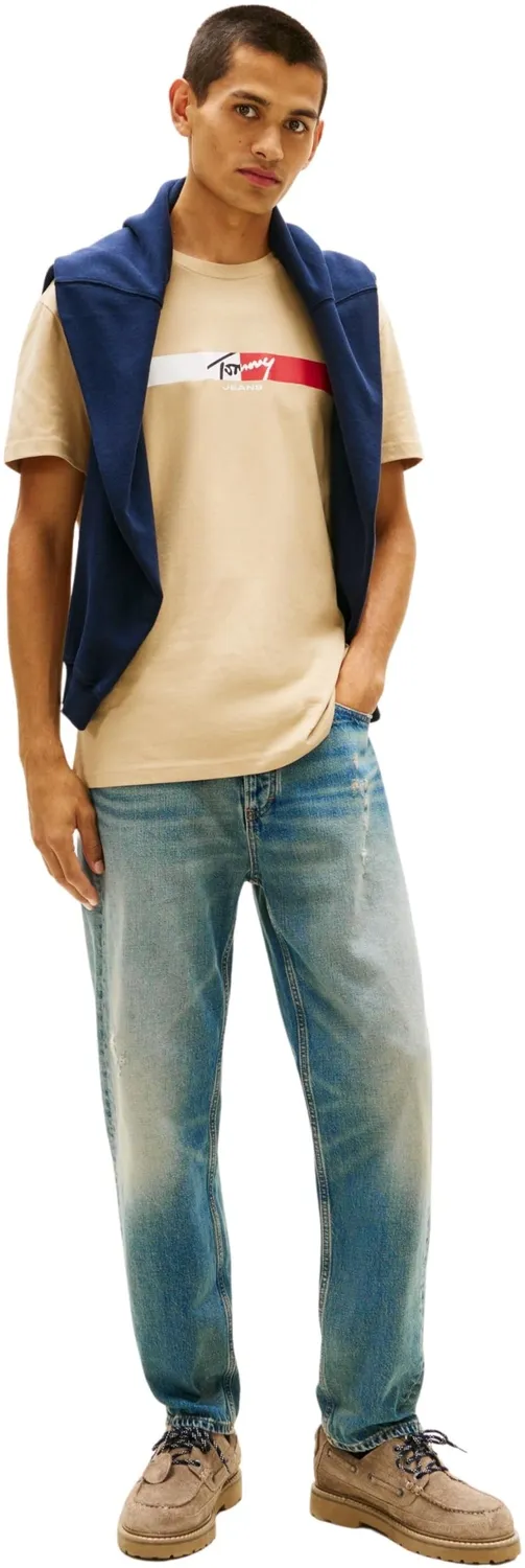 Tommy Jeans TJM Signature Stripe Dm0dm22539 T-Shirt M