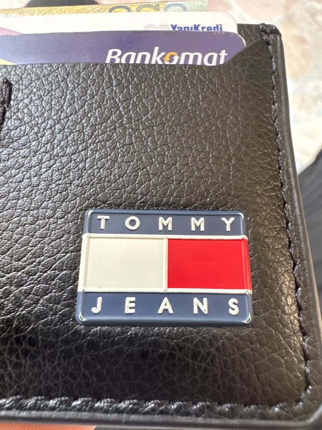 Tommy Jeans Heritage Holder Kartenetui schwarz klein