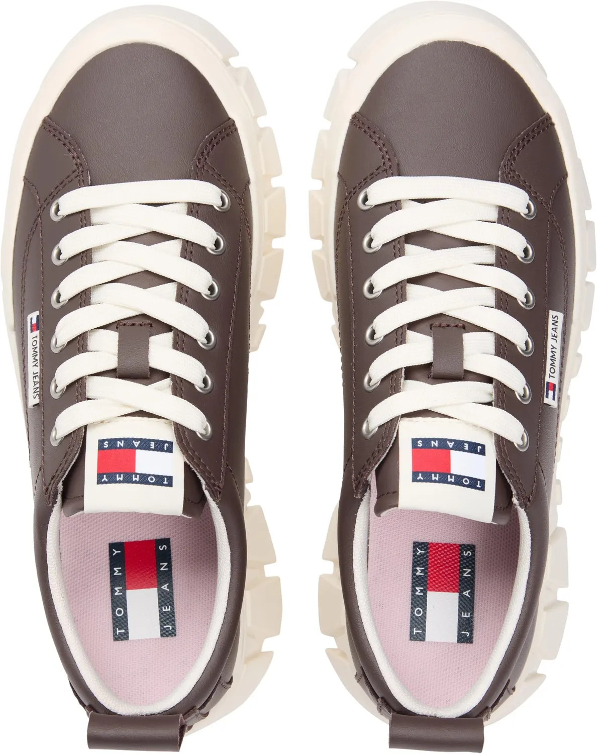 Tommy Jeans TJW EN0EN03008 Flatform Sneaker Braun 40
