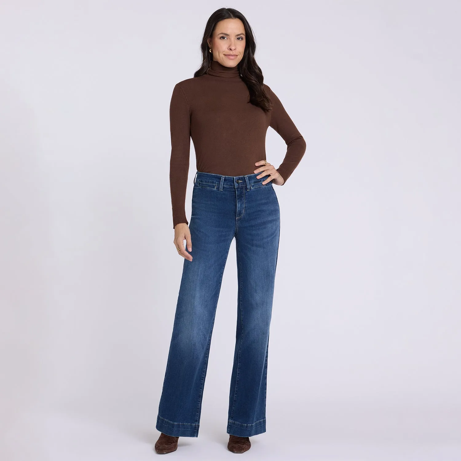 NYDJ Teresa Trouser Jeans Jordan weites Bein