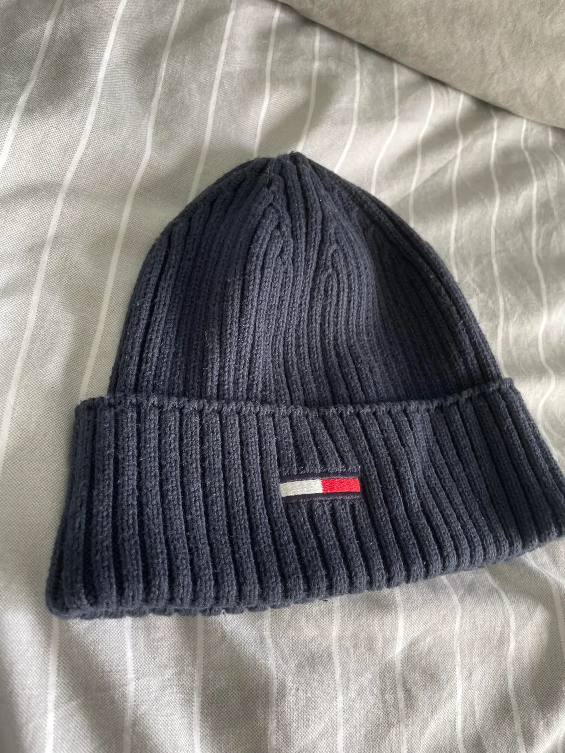 Tommy Jeans Flag Rib Beanie Strickmütze Wintermütze