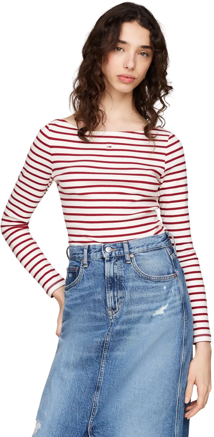 Tommy Jeans Breton Stripe Langarmshirt M Streifen