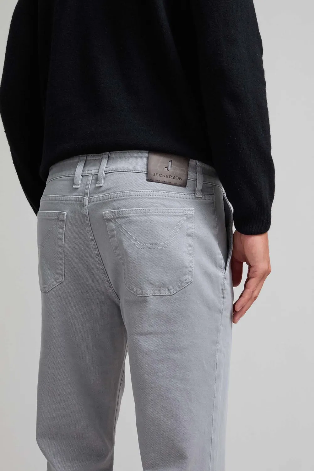 Jeckerson Julius Hose Slim Fit anthrazitgrau Bull
