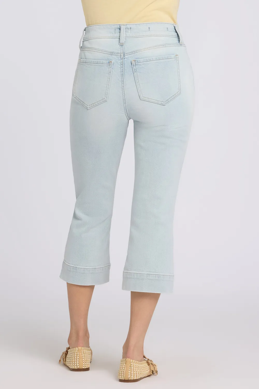 NYDJ Marilyn Straight Crop Jeans Desert Shoreline High-Rise