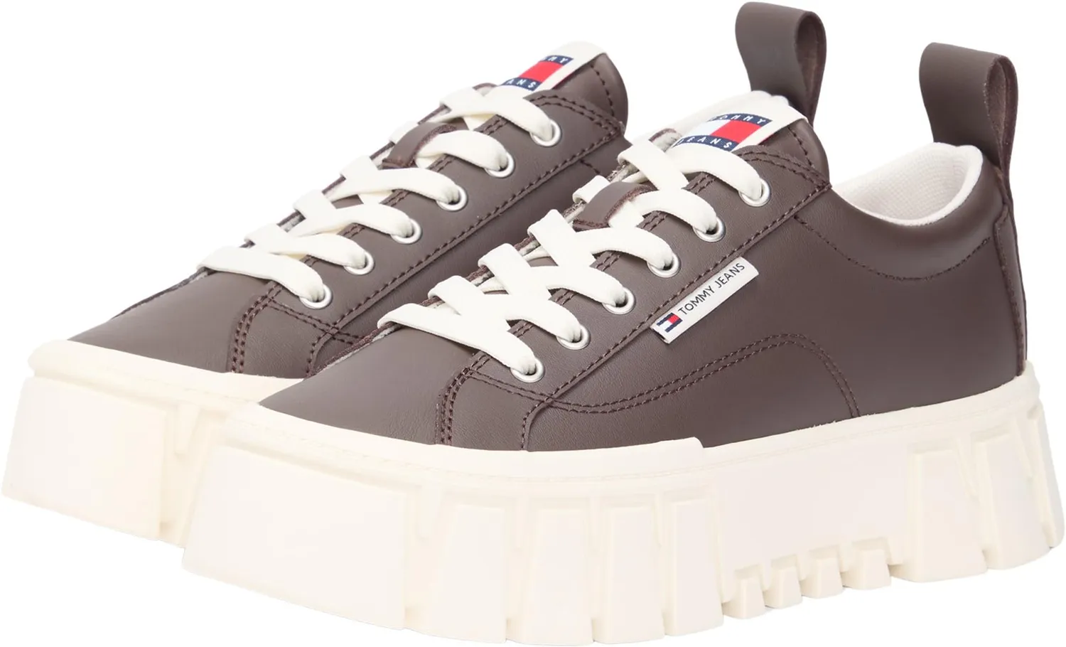 Tommy Jeans TJW EN0EN03008 Flatform Sneaker Braun 40