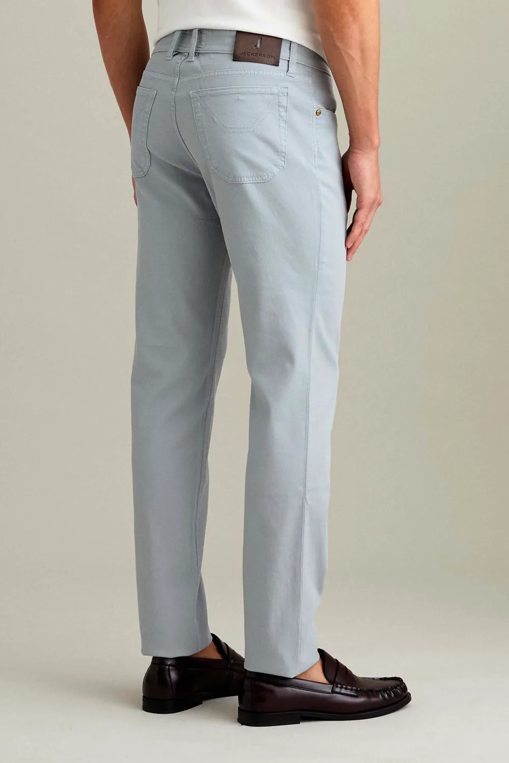 Jeckerson Jordan Hose Slim Fit zementgrau Baumwolle