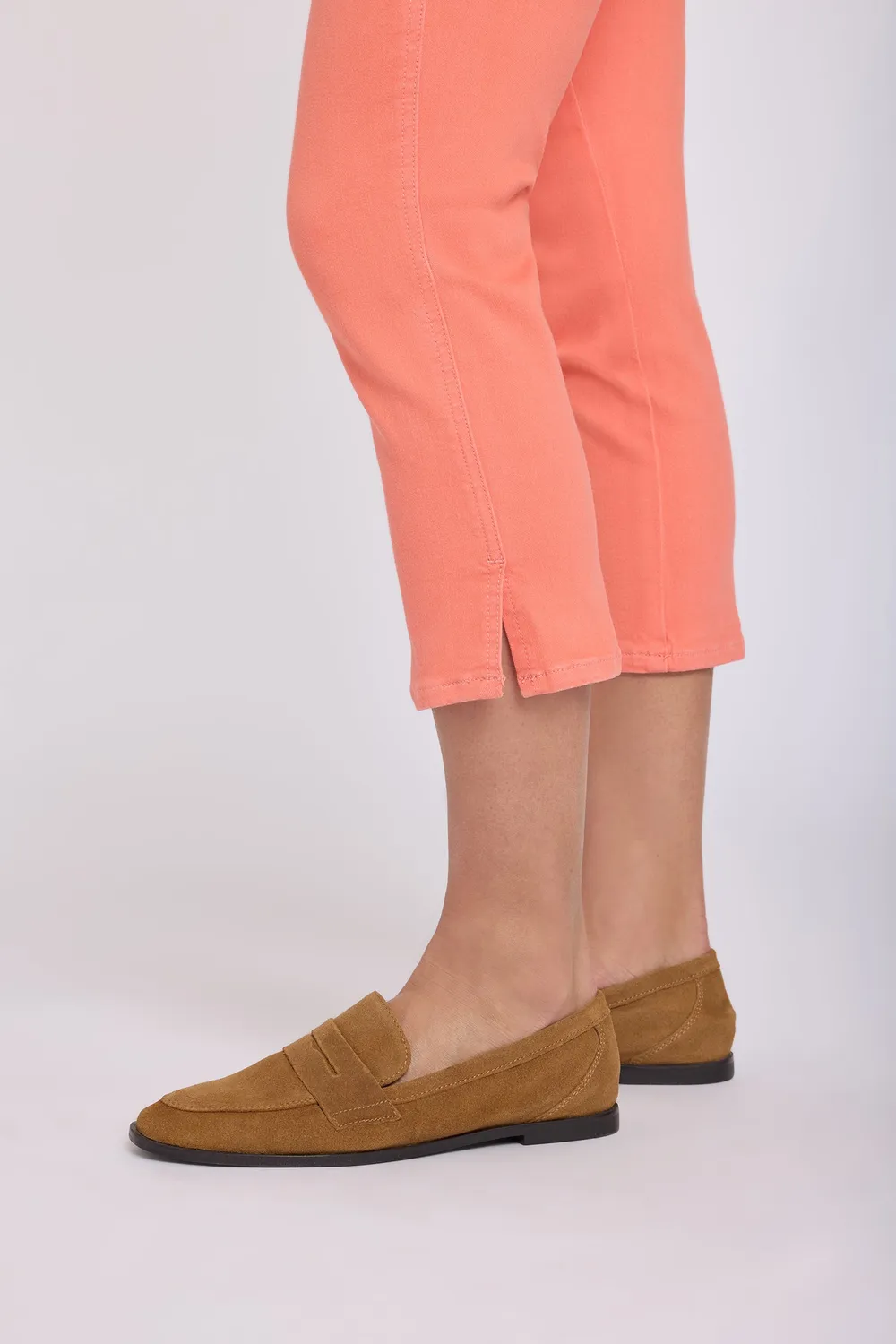 NYDJ Chloe Capri Jeans Peachiness Caprijeans Orange Cool-Denim