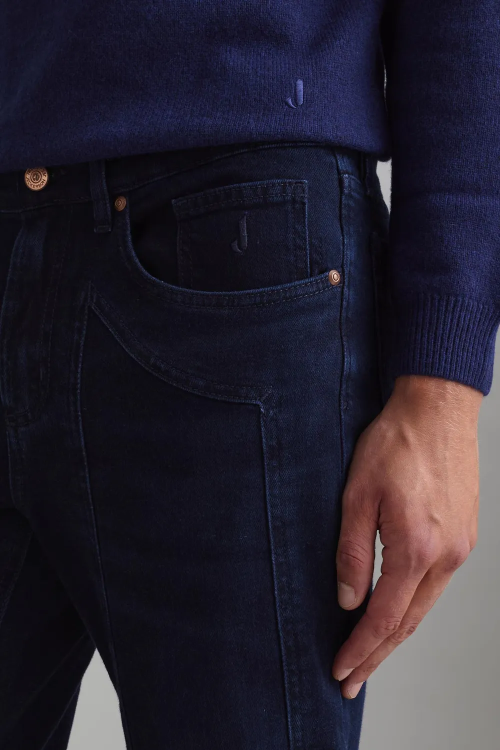 Jeckerson John Slim Fit Jeans dunkelblau Denim