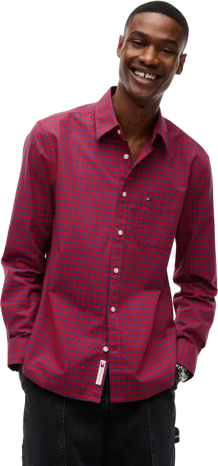 Tommy Jeans TJM Reg Check Oxford DM0DM23516 Hemd XL kariert