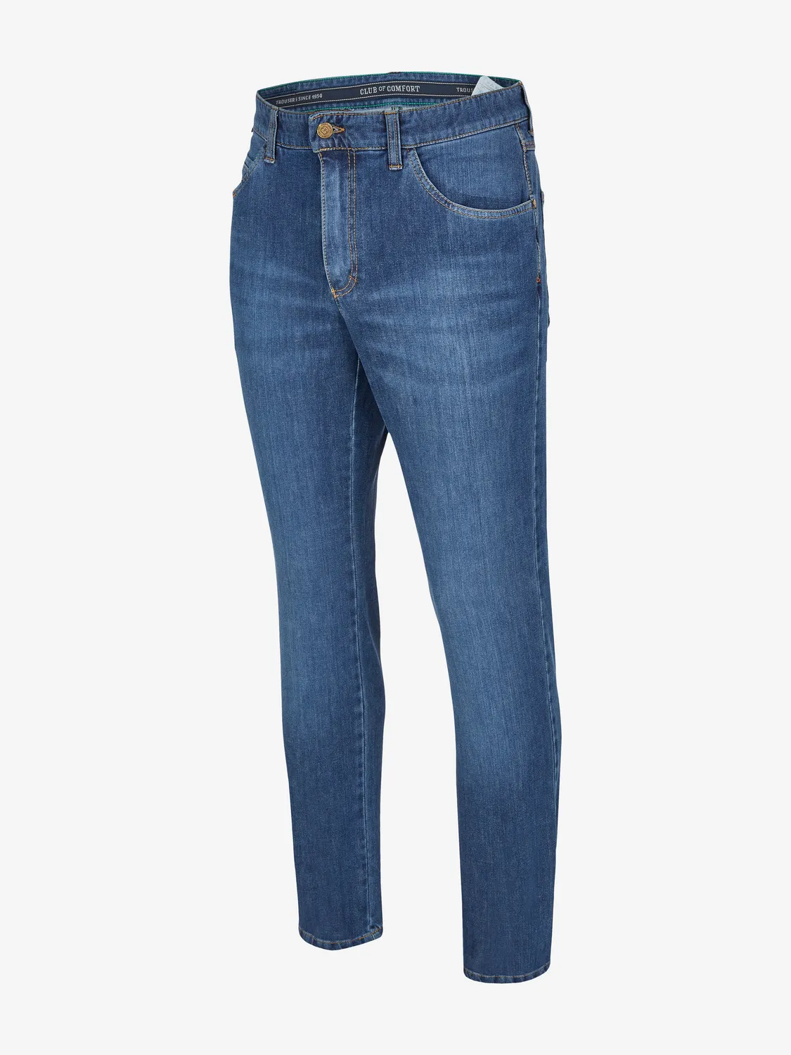 Club of Comfort Henry 7054 Jeans blau gewaschen 360 Stretch