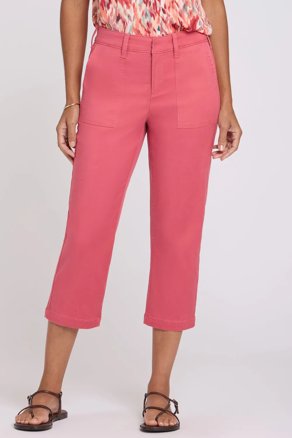 NYDJ Utility Hose Chrysanthemum Twill cropped