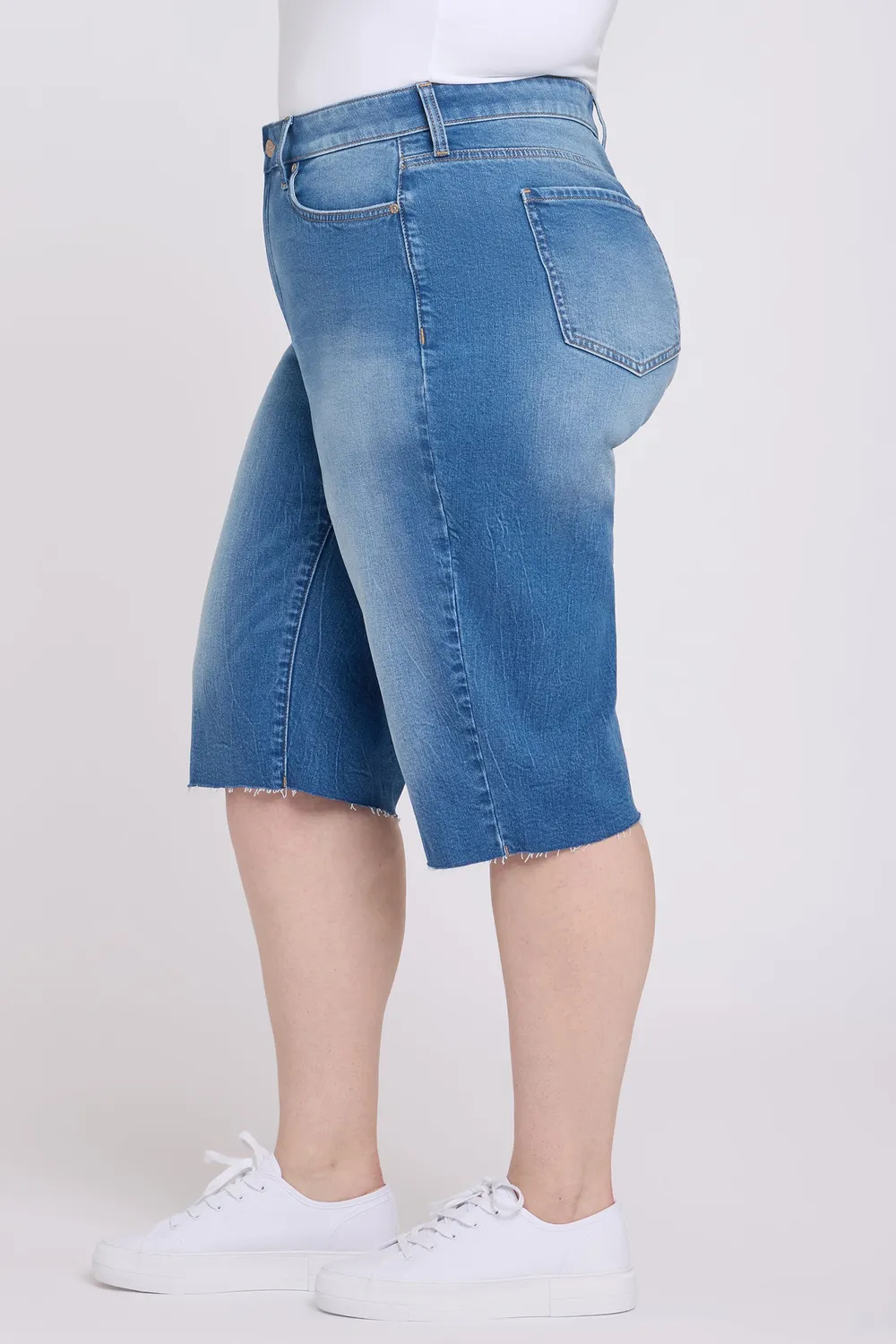 NYDJ Kristie 80s Bermuda Shorts Plus Pacifica Denim