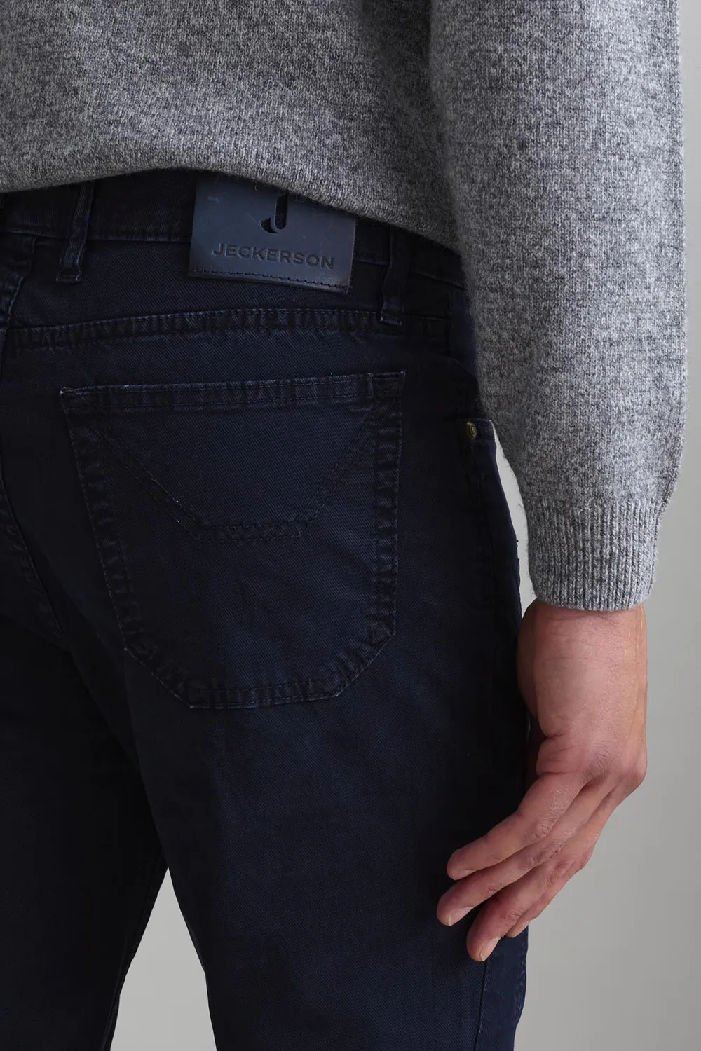 Jeckerson John Toppa Hose dunkelblau Tencel