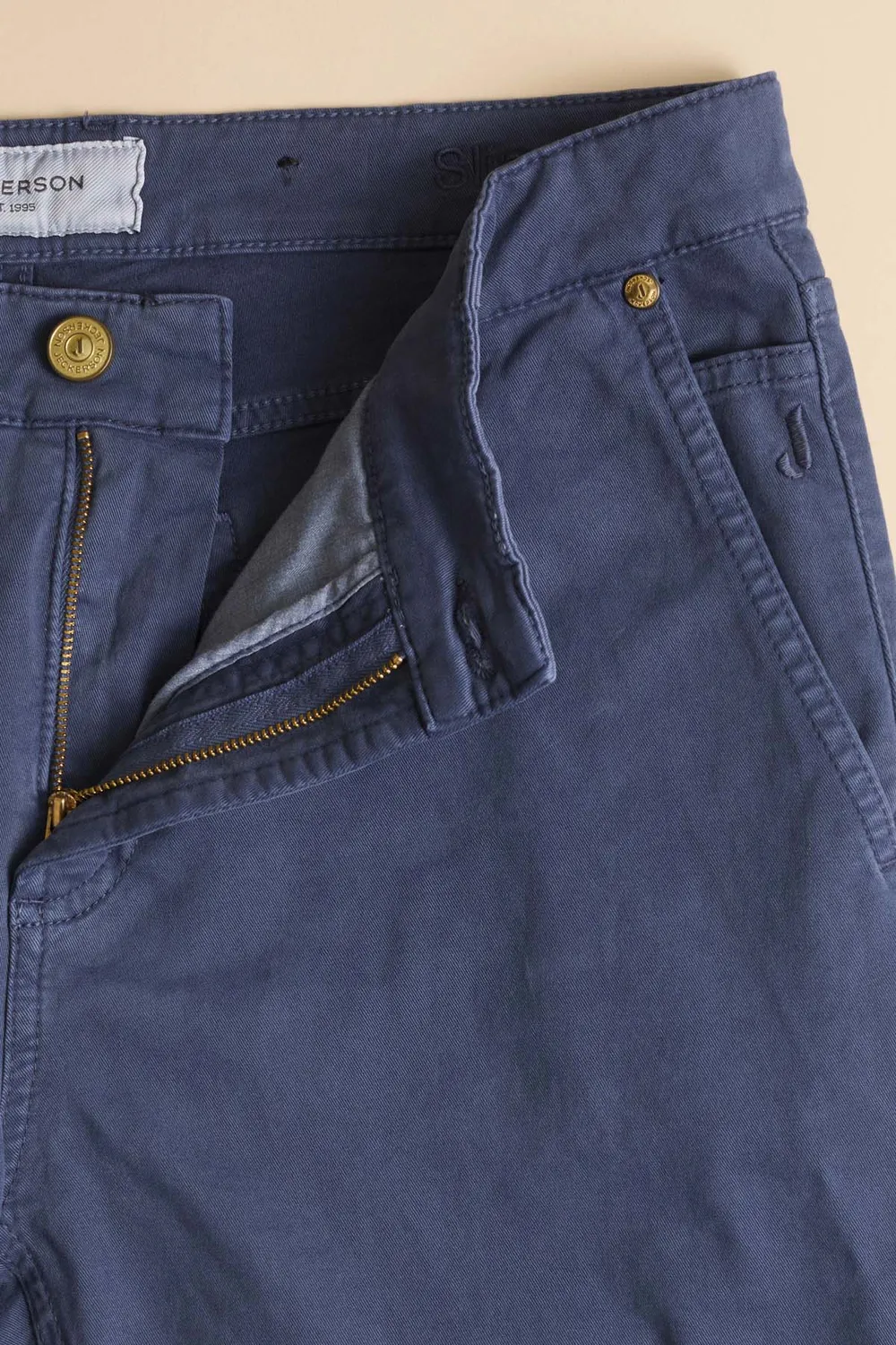 Jeckerson Julius Slim Fit Chino dunkelblau Gabardine