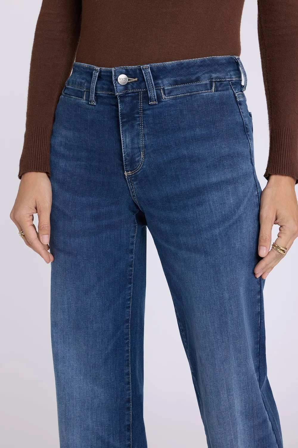 NYDJ Teresa Trouser Jeans Jordan weites Bein