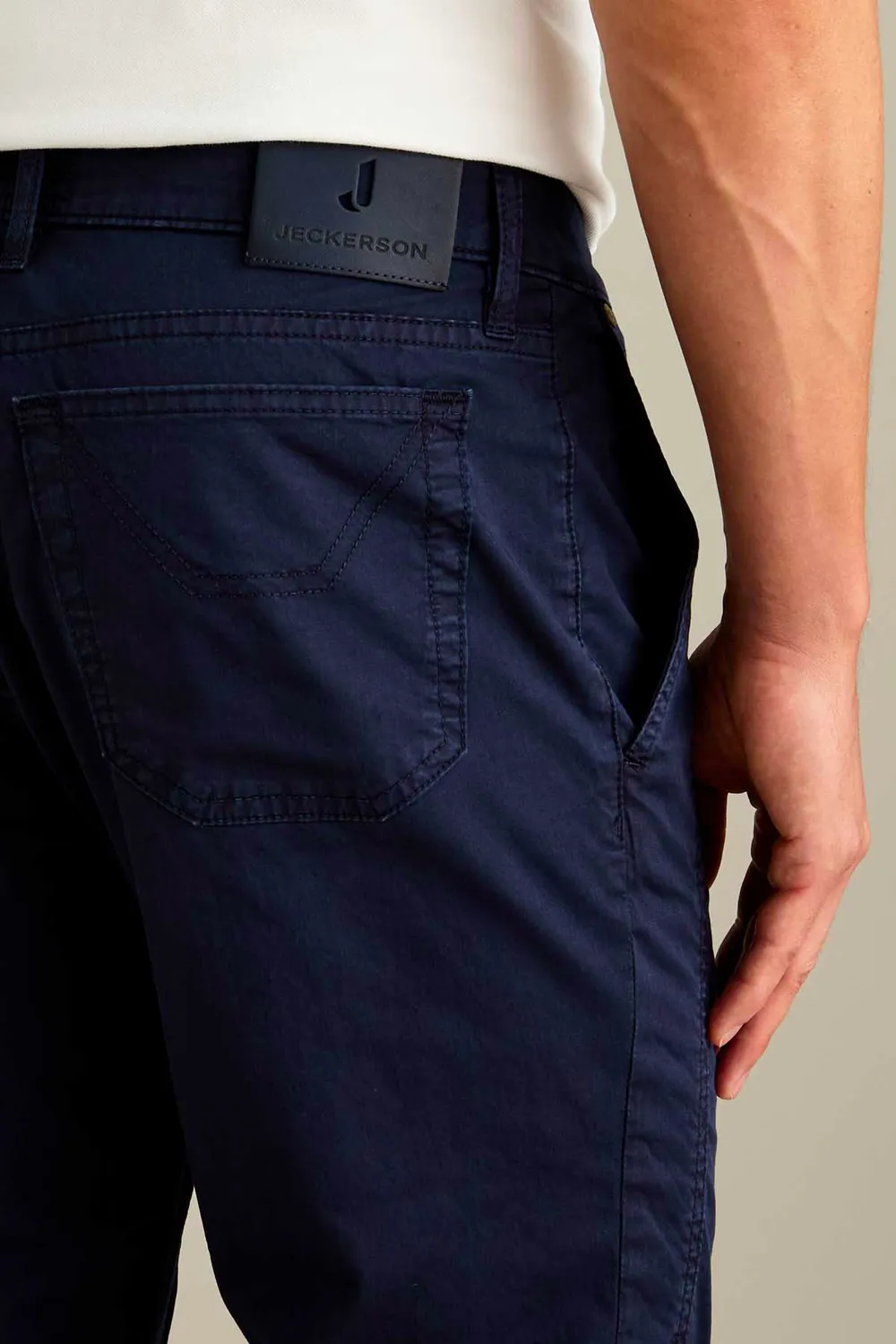 Jeckerson Jevon Chino Hose Dunkelblau Slim Fit