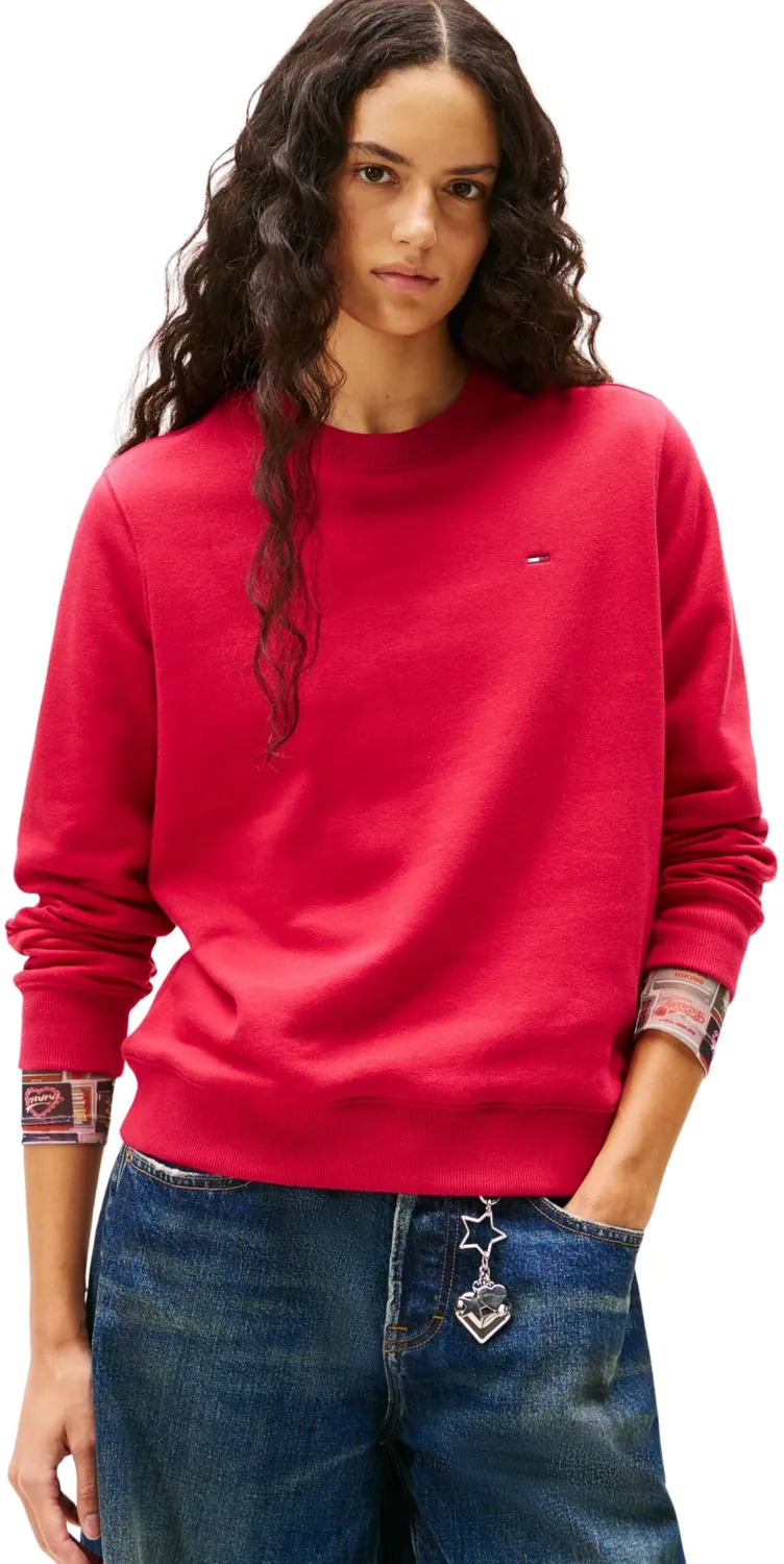 Tommy Jeans Crew Neck Pullover Damen Sweat Rundhals