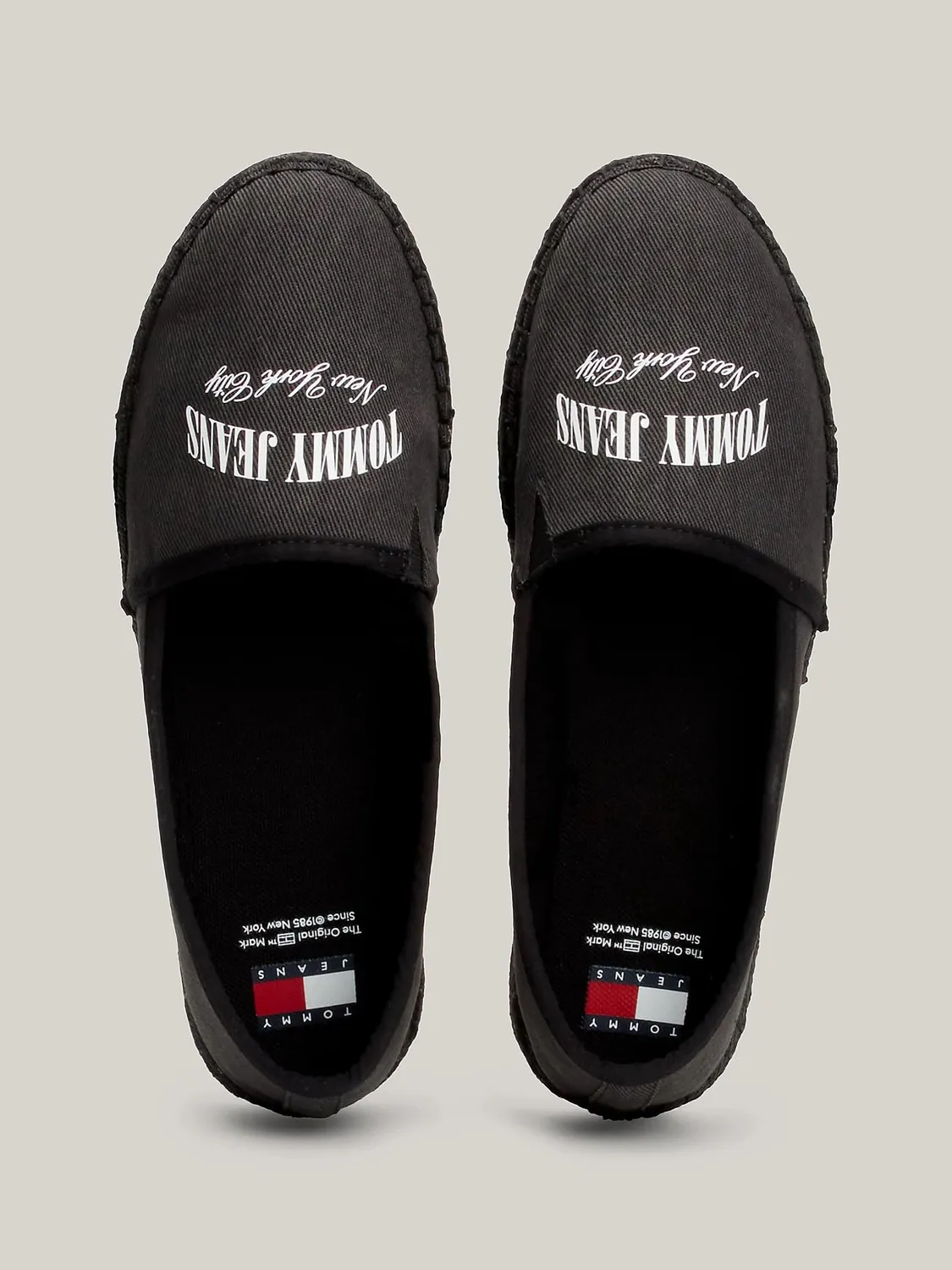 Tommy Jeans Espadrilles Stoffschuhe Schwarz 39