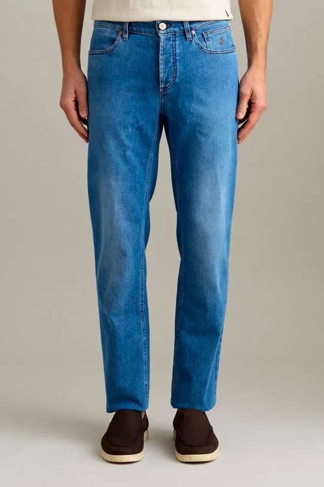 Jeckerson Jasper Jeans Mittelblau Regular Fit