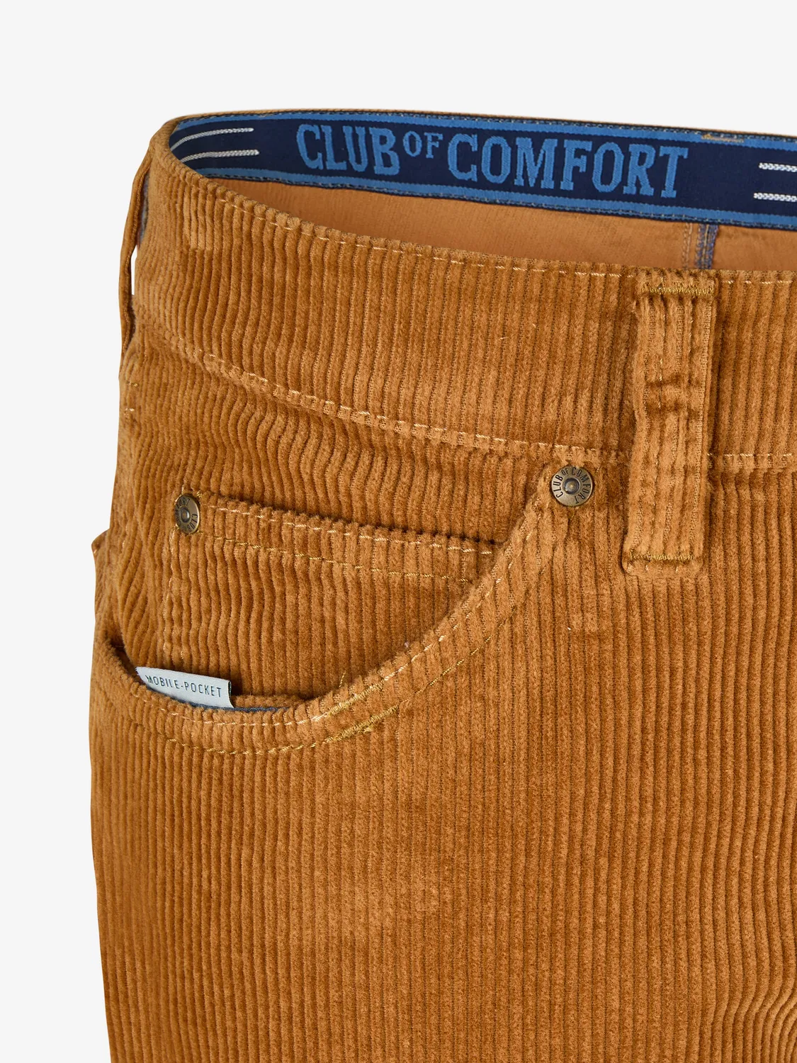 Club of Comfort Henry 8202 Cordhose senfgelb Stretch