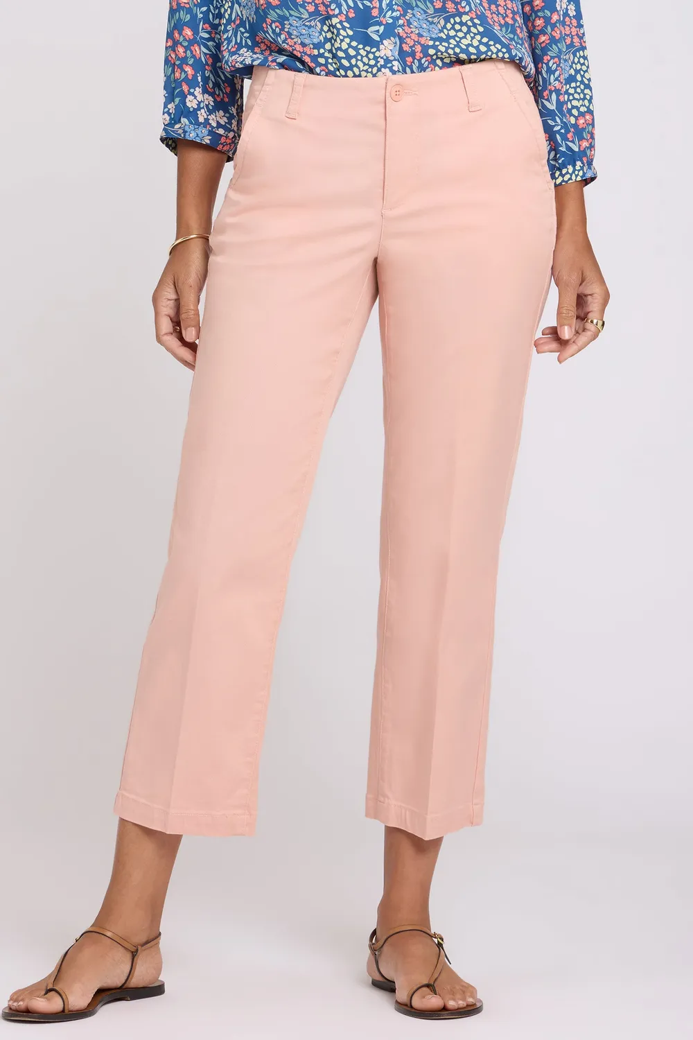 NYDJ Marilyn Straight Ankle Hose Desert Willow Stretch