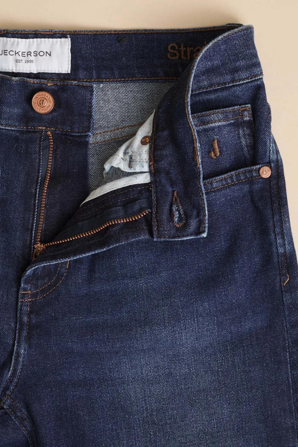 Jeckerson Jane Straight Fit Jeans Dunkelblau Damen