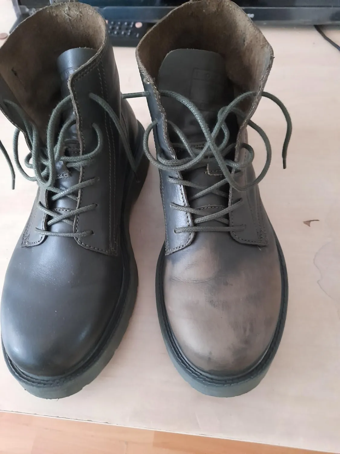 Tommy Jeans TJM Ruberized Herren Boots Schnürstiefel Schwarz