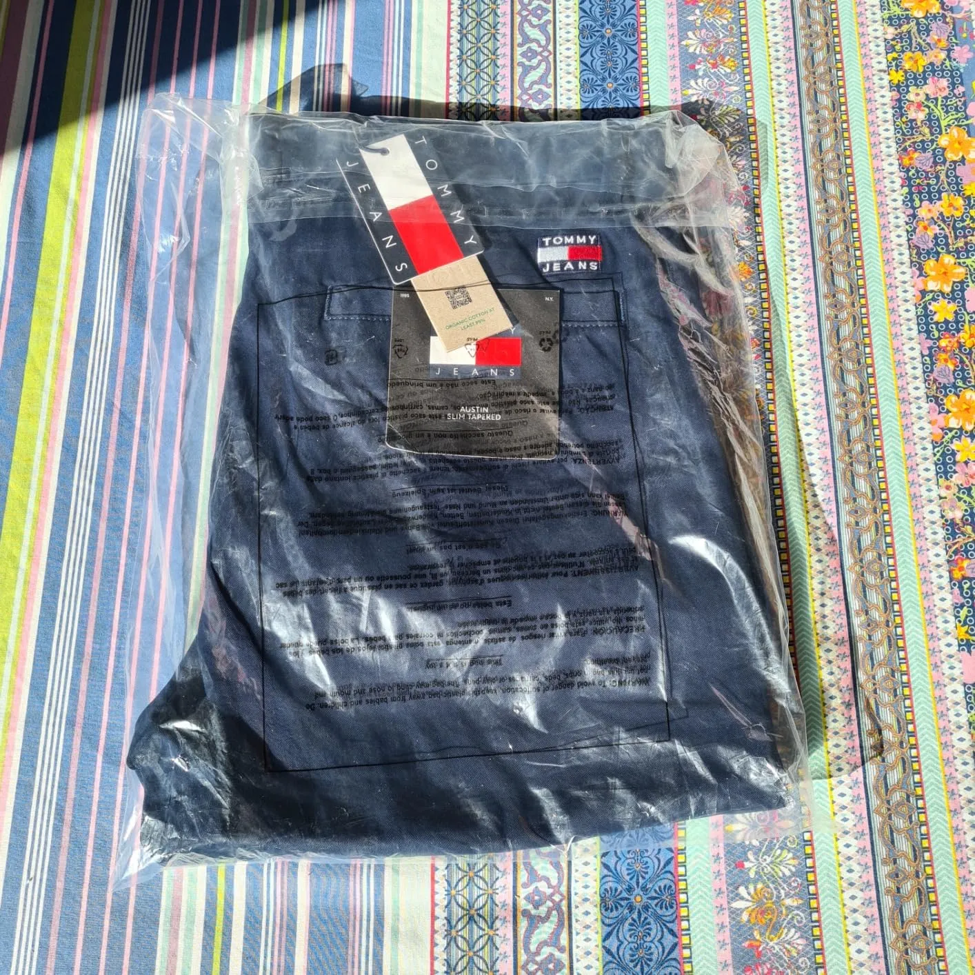 Tommy Jeans Austin Stretch Herren Chino Schwarz Slim