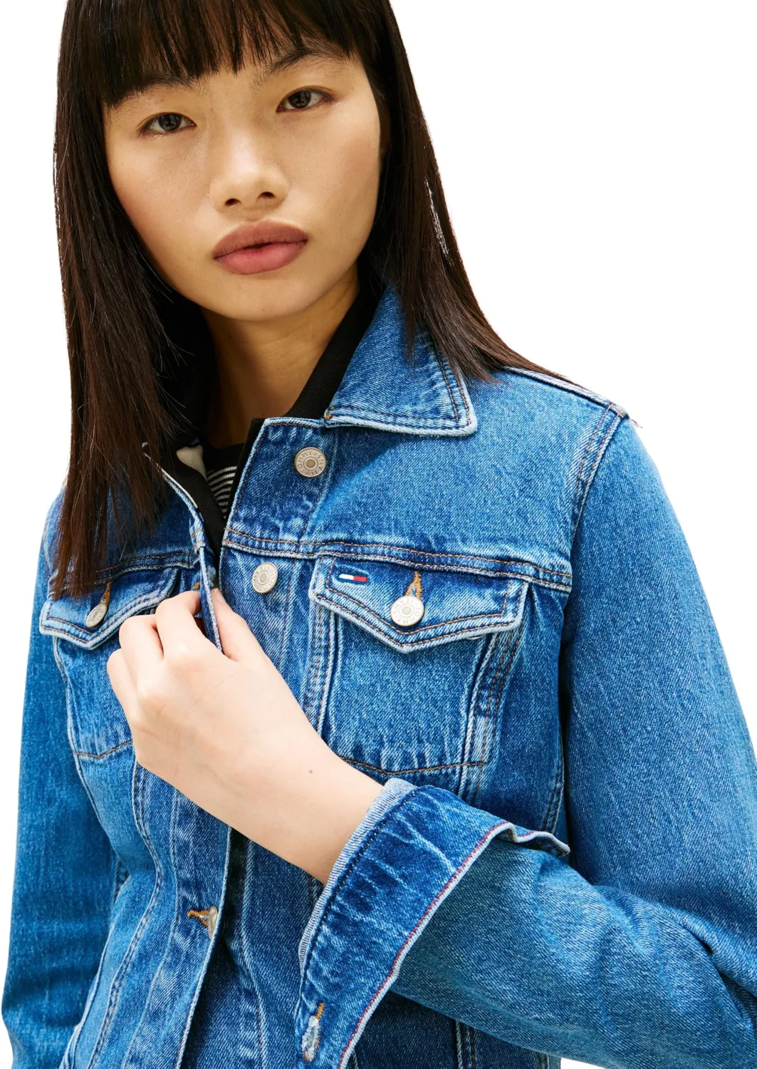 Tommy Jeans Vivianne Skn Jacket Ci8132 Trucker-Jacke Damen