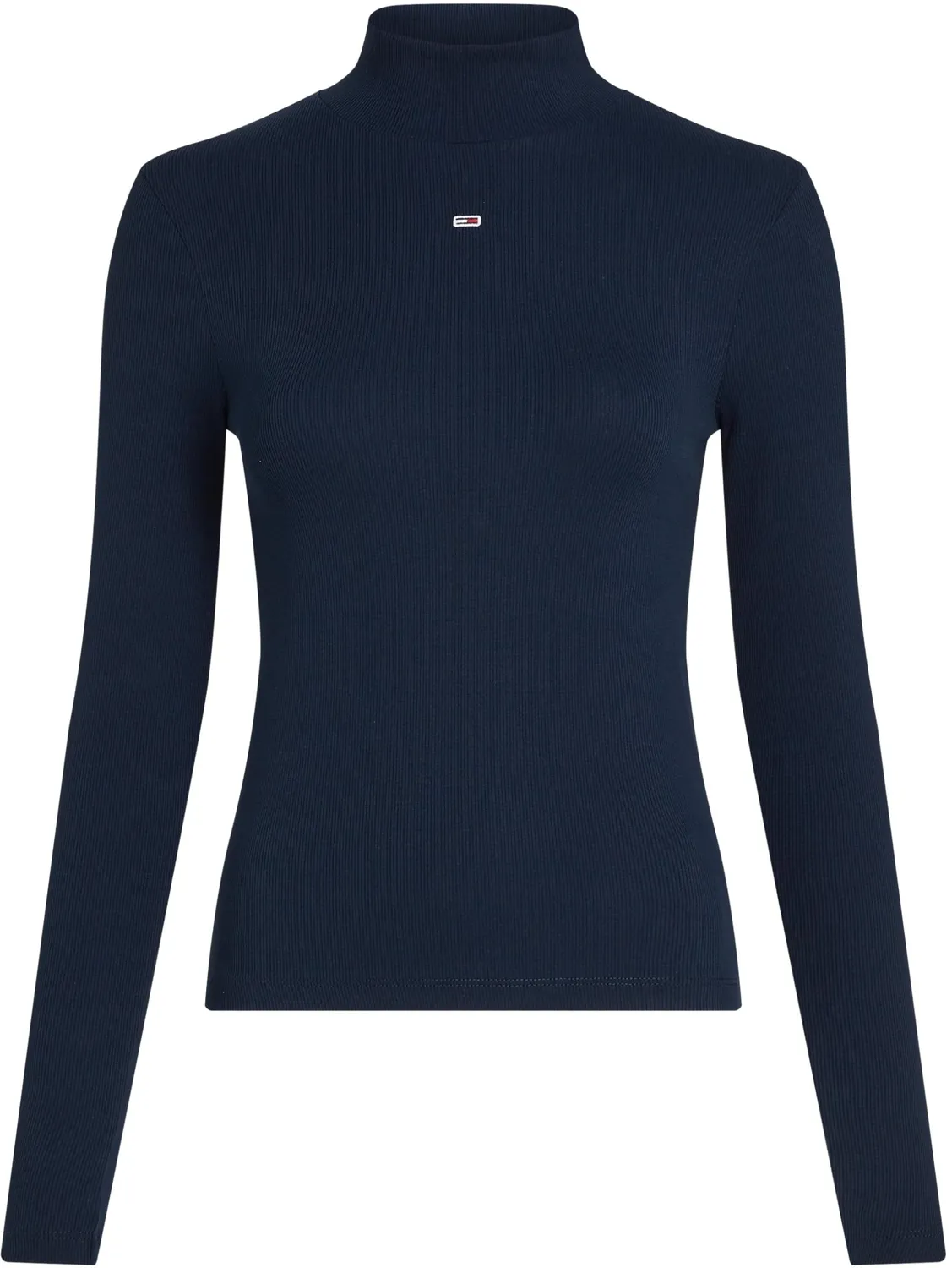 Tommy Jeans Essential Mock Langarmshirt Mock-Kragen M