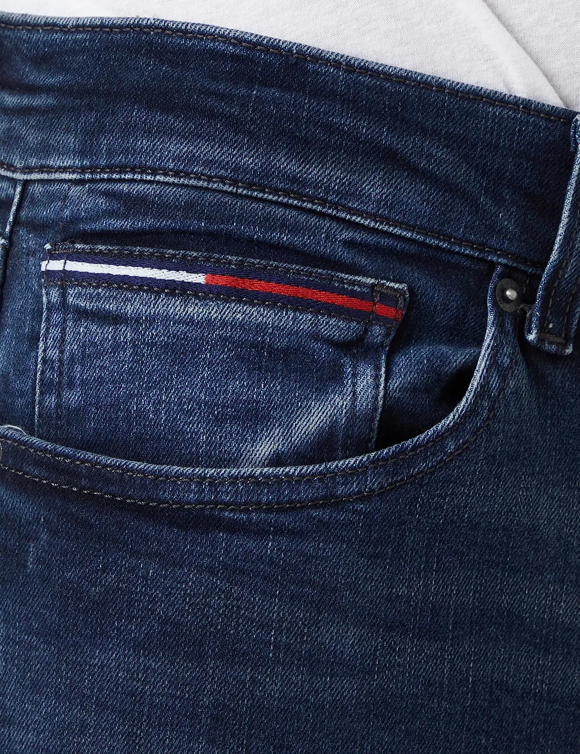Tommy Jeans Herren Denimhose Stretch Denim Blau