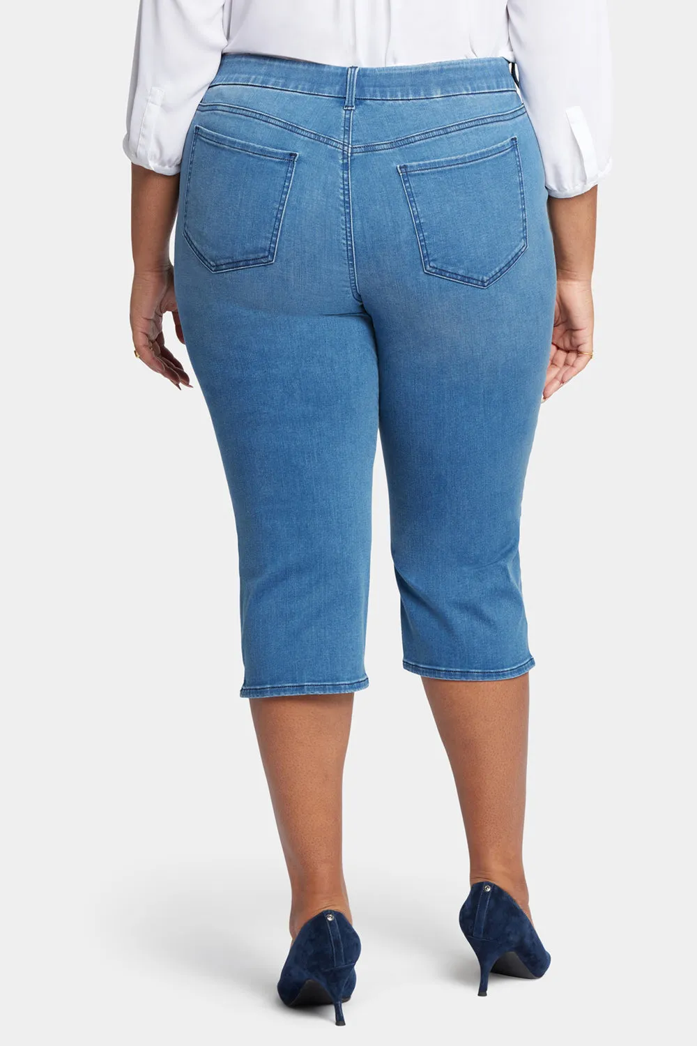 NYDJ Waist-Match Crop Jeans Contented Plus