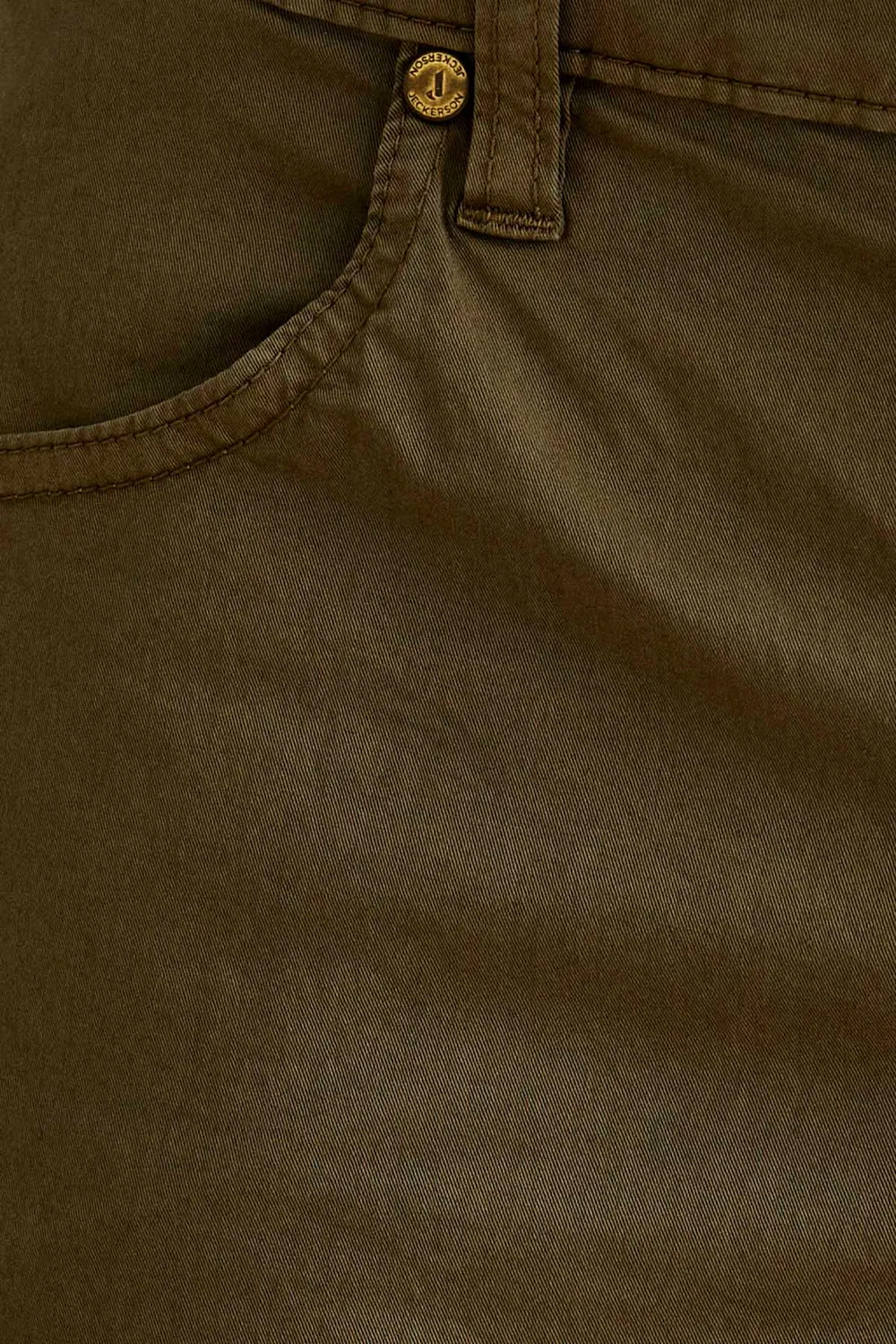 Jeckerson Jo Bermuda Shorts Slim grün Gabardine