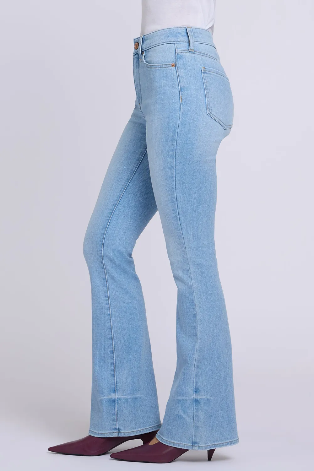 NYDJ Felicity Flared Jeans Alyssum Hellblau