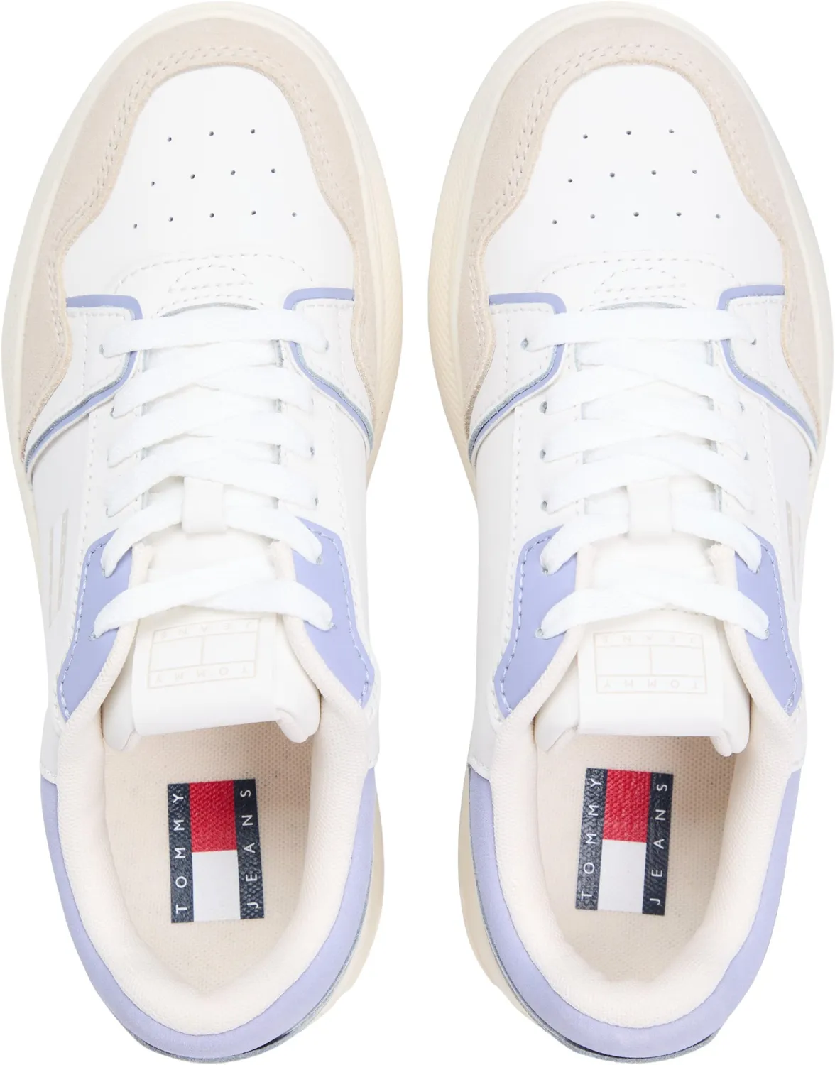 Tommy Jeans TJW Retro Basket Flatform EN0EN02916 Sneaker Damen Beige