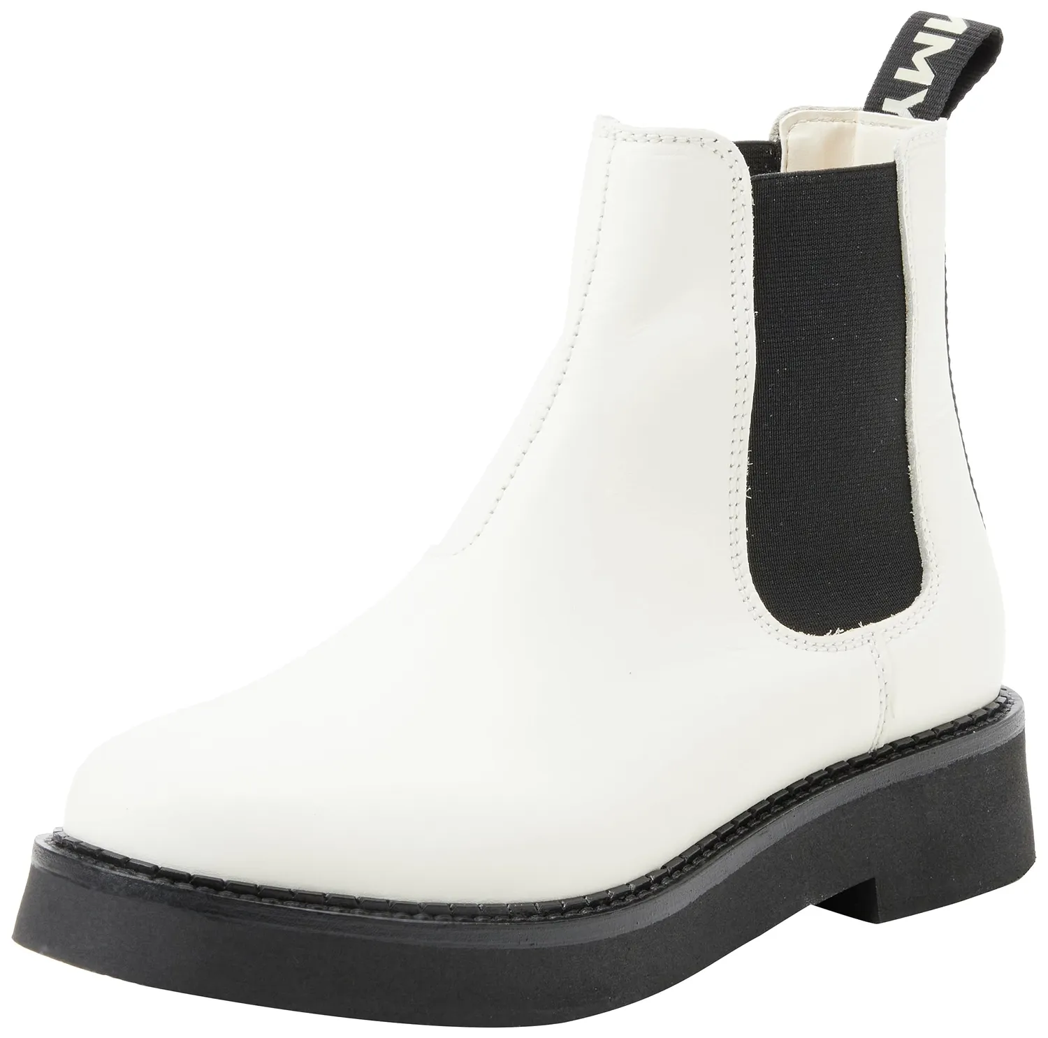 Tommy Jeans TJW Chelsea Flat Boot Stiefel Schwarz